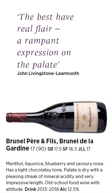 PRESSE 17/20 DECANTER "Highly recommended" Crozes-Hermitage 2010