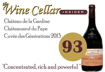 PRESSE 93 The Wine Cellar Insider Châteauneuf Cuvée des Générations 2013