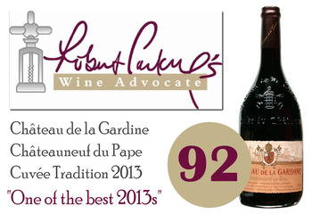 PRESSE 90-92 Robert Parker CDP Cuvée Tradition 2013